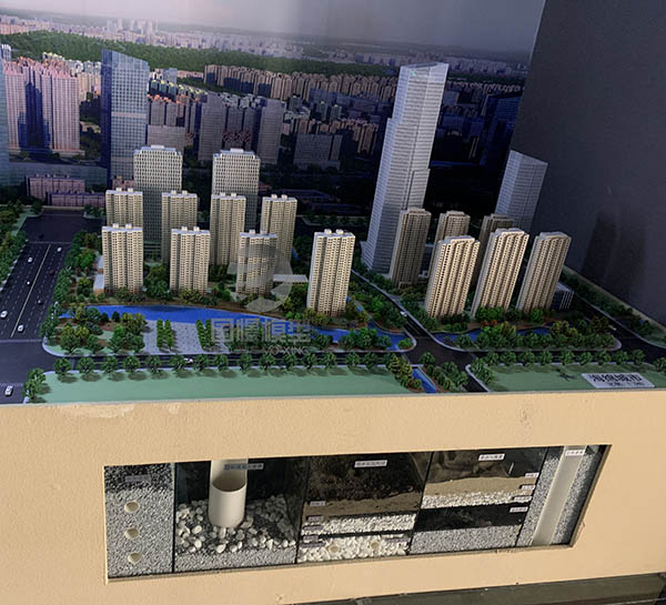 郓城县建筑模型